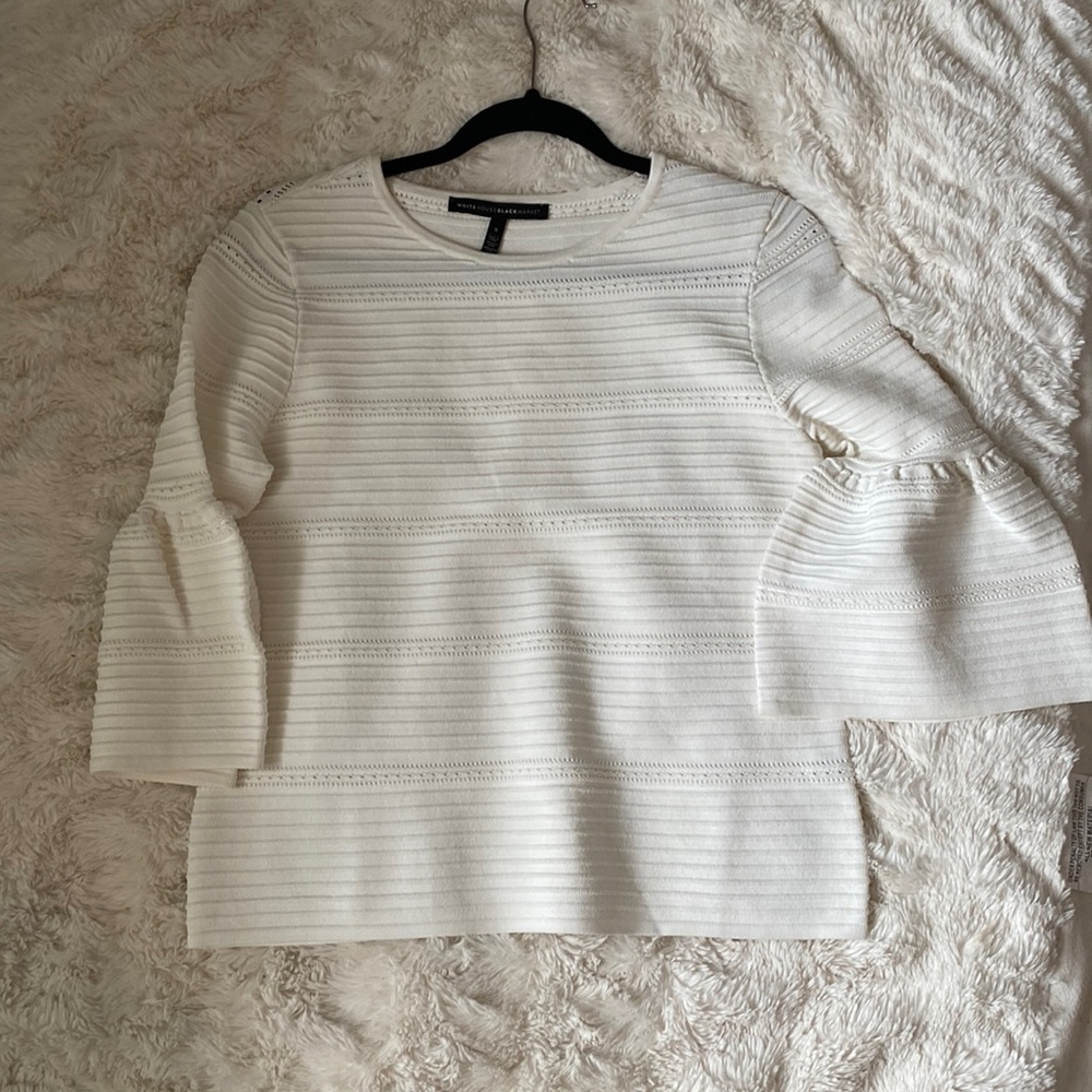 White House Black Market knit blouse